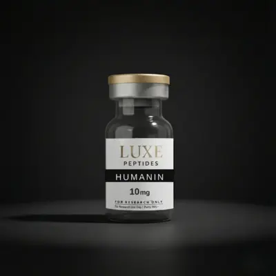 Humanin 10mg lyophilized research peptide vial — Luxe Peptides
