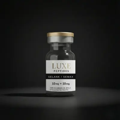 Selank / Semax Blend 10mg + 10mg research peptide vial — Luxe Peptides