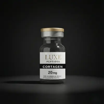 cortagen research peptide vial