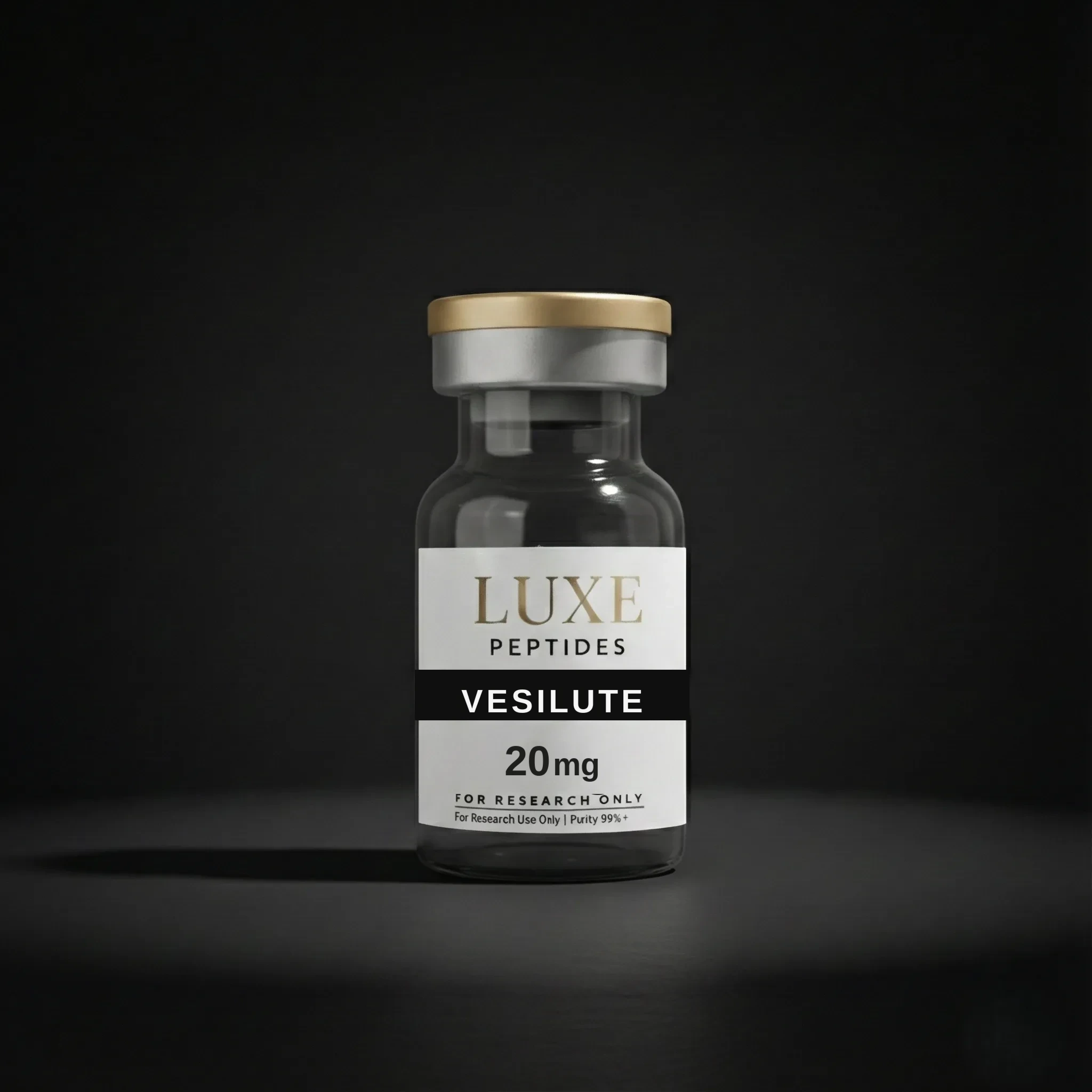 vesilute research peptide vial
